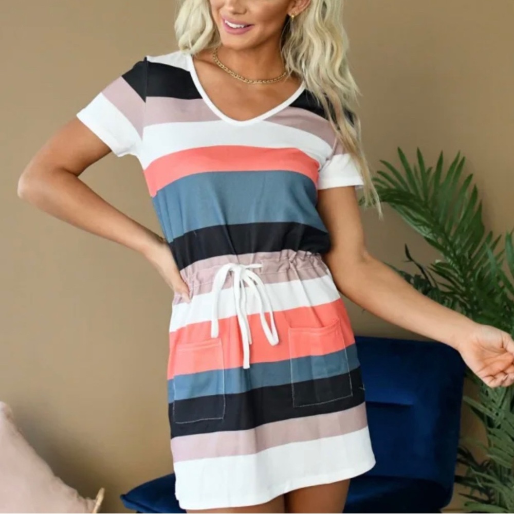 NWT Sunny Stripped Dress size M